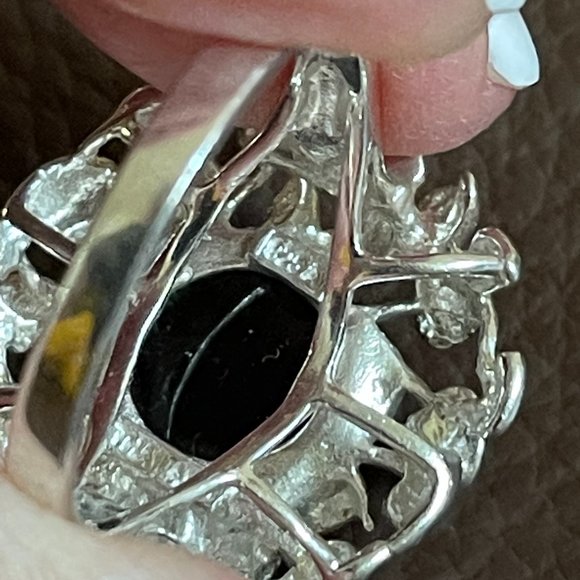 925A Thailand Ladies Cocktail Ring - Picture 5 of 7